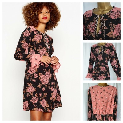 debenhams red floral dress