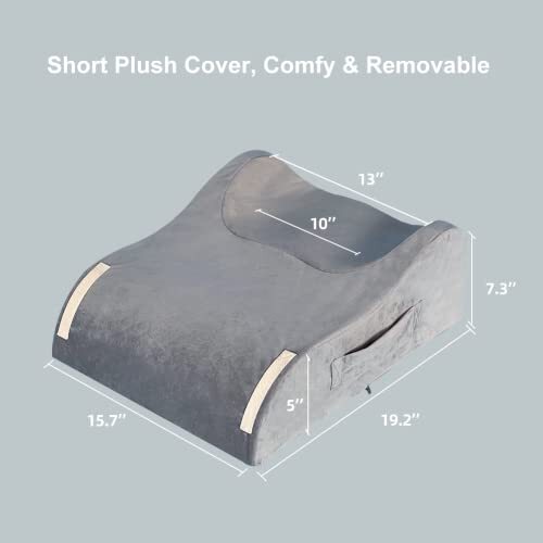 Leg Elevation Pillow Memory Foam Leg Elevating Support Wedge Pillow for - Picture 4 of 6