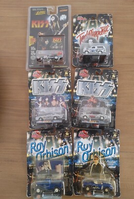 1999 Racing Champions Hot Rockin Steel Paul Stanley Ted Nugent Kiss Roy Orbison