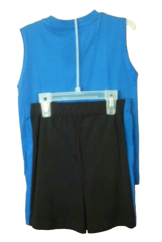 Niño Nuevo Talla 4 2 Piezas Conjunto Corto Mono con Auriculares Foto 2 de 2