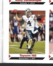 2014 SI Kid TAYSOM HILL Rookie Sheet/Magazine Brigham Young University/BYU Saint