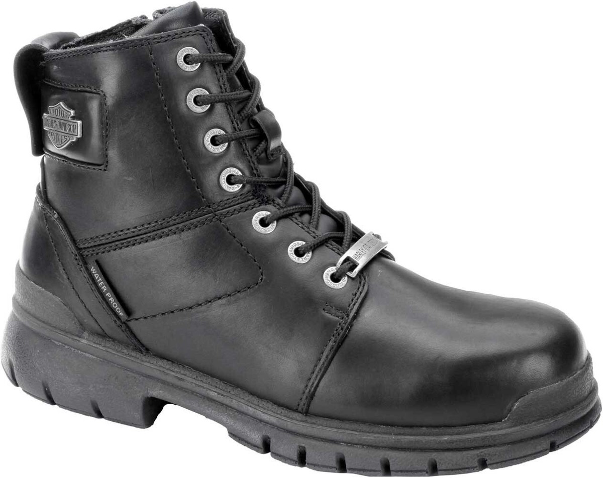 Harley-Davidson Men's Drewett 7" Composite Toe Work Boot - Waterproof, Safety Rated - View #3