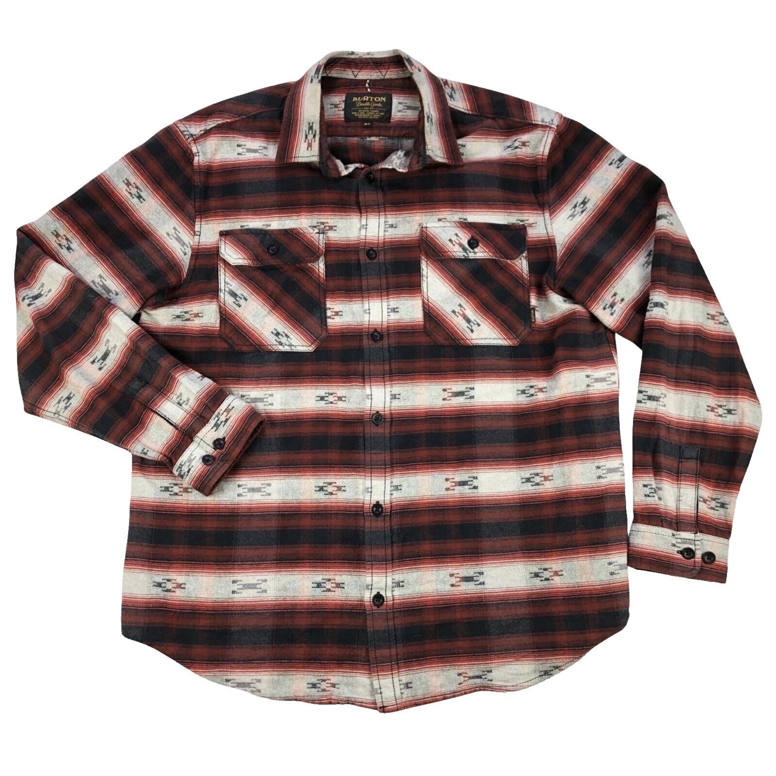 Burton Polyester Casual Button-Down Shirts for Men