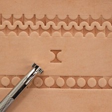 Craftool Hourglass Border Saddle Stamp D445 6445-00 by Tandy Leather