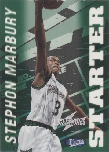 97-98 FLEER ULTRA STARTER # 5 OF 20 S STEPHON MARBURY BASKETBALL