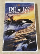 Free Willy 2 The Adventure Home VHS Video Tape 1995 Clamshell Studio Canal MINT