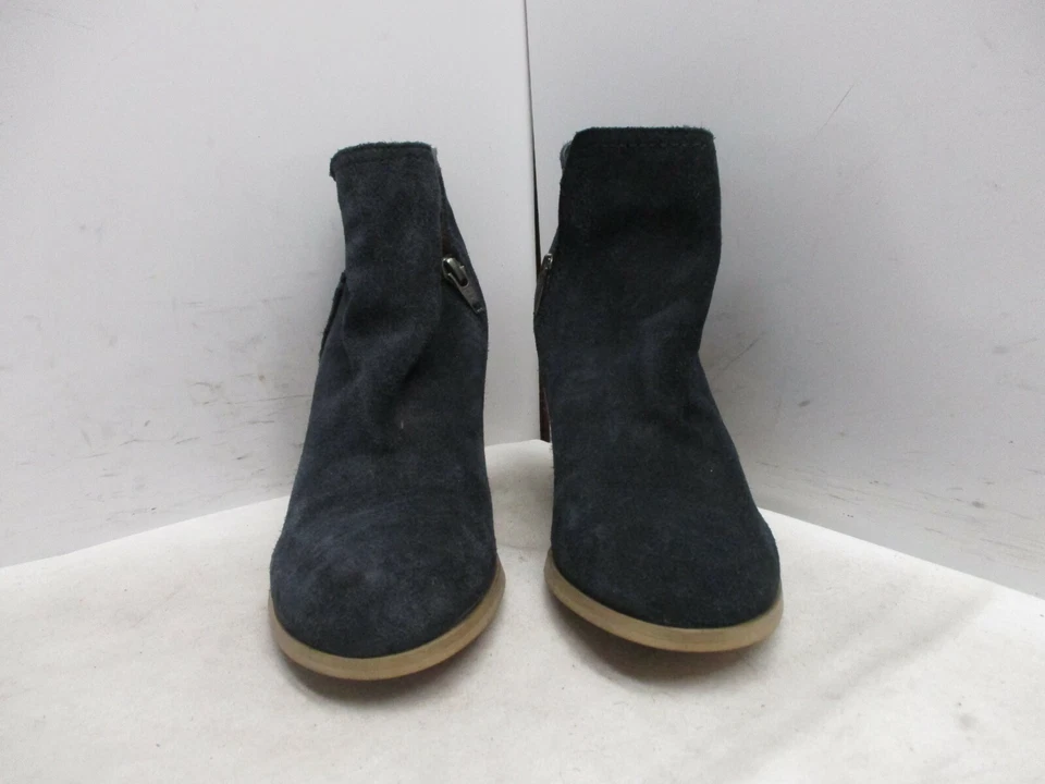 Kenneth Cole Reaction Kite Fly Blue Suede Leather Ankle Boots Womens Size 8 M - Image 2 of 4