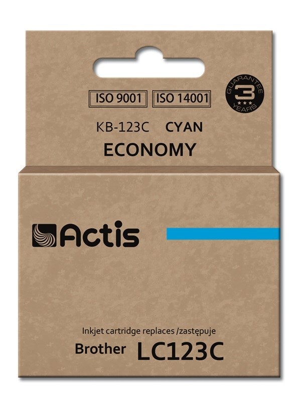 5901443020592 Тонер-картуш Actis KB-123C аналог Brother LC123CLC121C St 2590₽