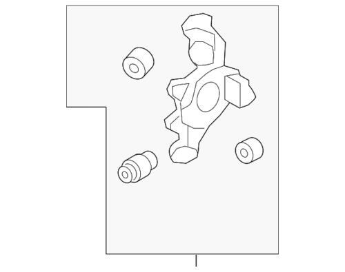 Maza de suspensión trasera para Ford Mercury 2005-2009 (N/P 5G1Z-5B759-AA)