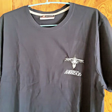 T SHIRT AVIAZIONE NAVALE HARRIER II+ MARINA MILITARE TAGLIA L COLORE BLU NAVY