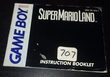 SUPER MARIO LAND INSTRUCTION MANUAL BOOKLET ONLY GAMEBOY