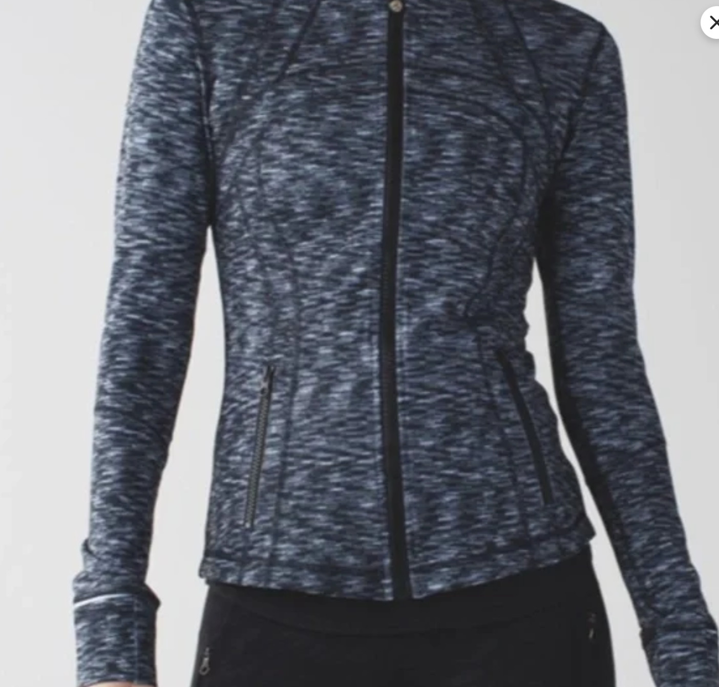 Lululemon Define Jacket Dramatic Static White Bla… - image 6