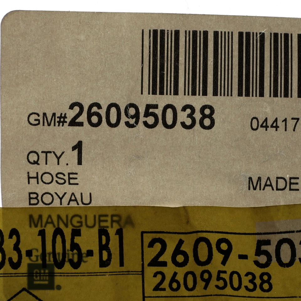 Tubo de manguera de retorno inferior de dirección asistida de 4,2 L fabricante de equipos originales Buick Chevrolet GMC Oldsmobile Foto 3 de 3
