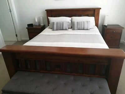 4 Piece Settler Queen Size Bedroom Suite Beds Gumtree