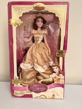 Disney Brass Key Keepsakes Princess Enchanted Tales Belle 16" Porcelain Doll NIB