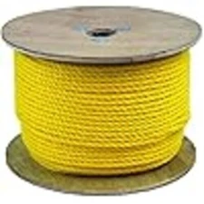 Continental Western Corp	ROPE; 3/8 INCH 600 FT REEL YELLOW POLYPROPYLENE ROPE