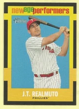 2020 Topps Heritage Baseball J. T. Realmuto New Age Performers Phillies #NAP-17