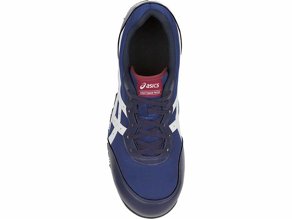 ASICS WINJOB CP201 FCP201 4901 Indigo Blue White Working Shoes | eBay