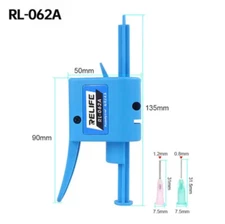 PRO RELIFE 10CC Dispenser Gun Solder Paste UV Mask Flux Rosin Plunger Syringe