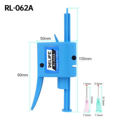PRO RELIFE 10CC Dispenser Gun Solder Paste UV Mask Flux Rosin Plunger Syringe