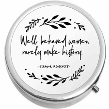Well Behaved Women Medicine Vitamin Pill Box