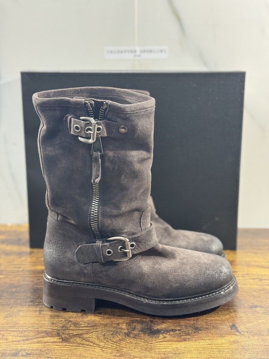 Strategia Biker Frau A5792 Leder T-Shirt Dunkelbraun Luxury