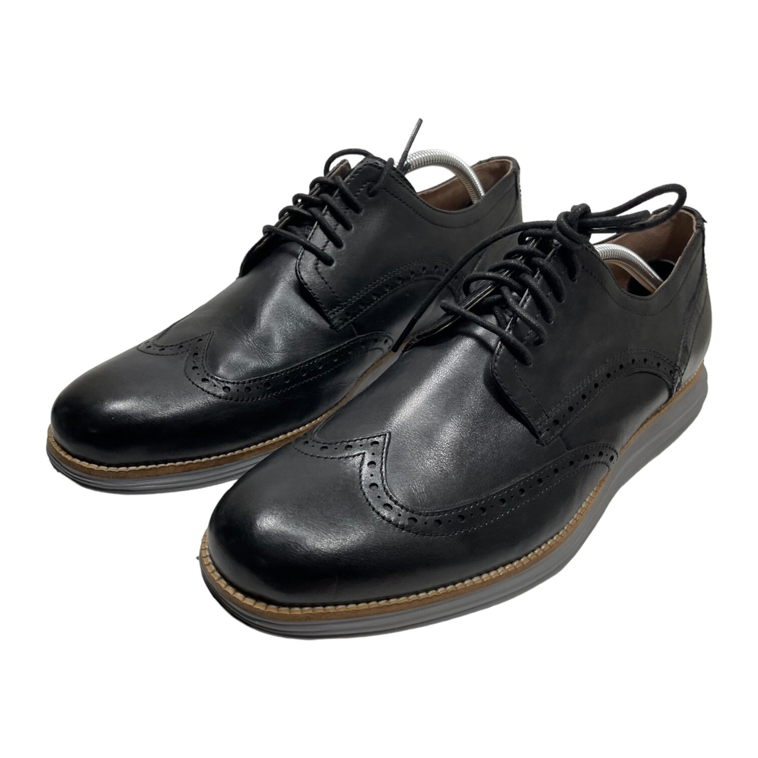 Chaussures Cole Haan Pour Homme - Bottines En Cuir Marron Wingtip - Pointure 10.5 B