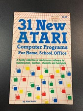 31 New Atari Computer Programs Book Vintage