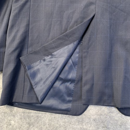 Ralph Ralph Lauren Blazer Herren 40R Blau Windowpane 100% Wolle - Bild 14 von 20