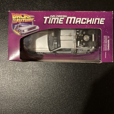 WELLY 22441 Delorean Back to The Future 2 1:24 Diecast Toy Car - Silver