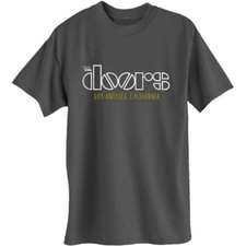 Image of The Doors LA California Grey T-Shirt OFFICIAL