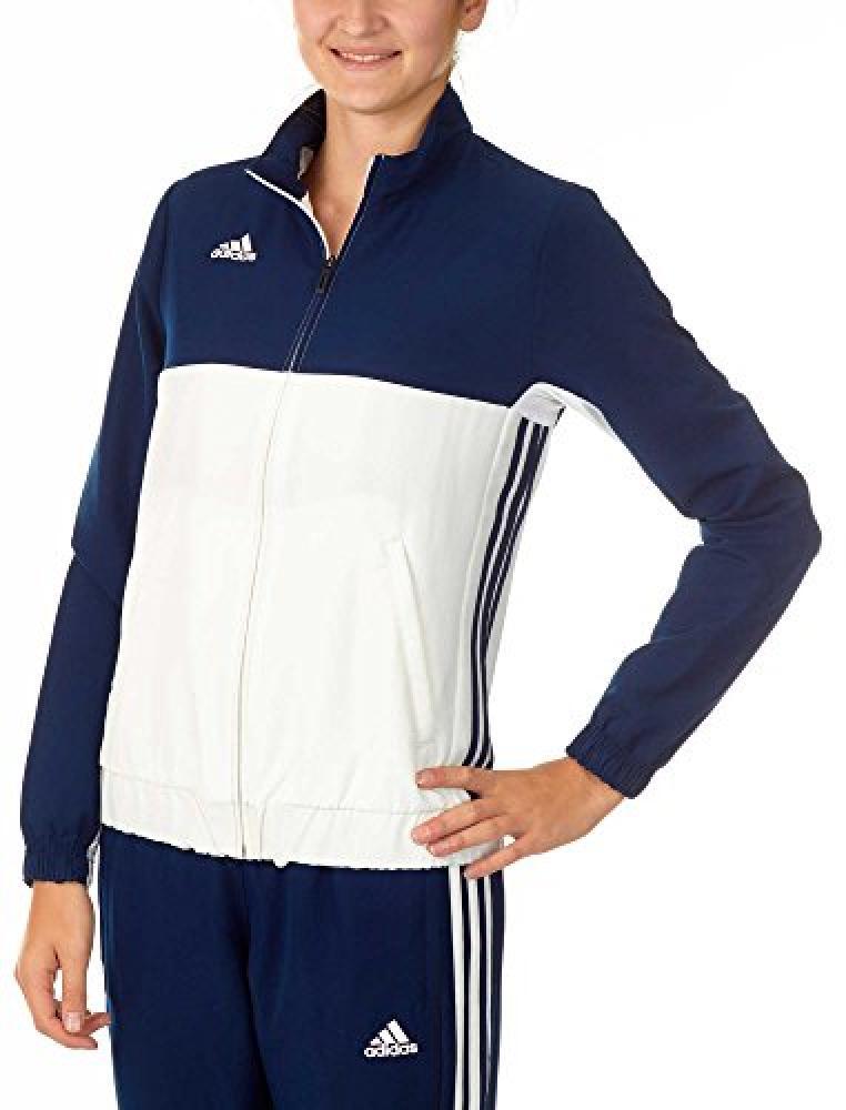 (TG. S) adidas Giacca da Uomo T16 Team Jkt W, Donna, T16 Team, Blu/Bianco, S - N