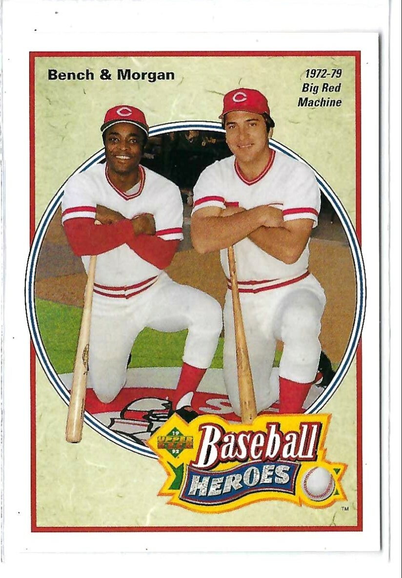 BASEBALL HEROES トレーディングカードセット 1992 Upper Deck Baseball Heroes Bench & Morgan | eBay