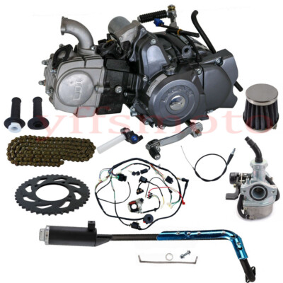 Lifan 125cc Semi Auto Engine Motor Full Kit fo CRF70 CT70 XR Motorcycle Pit Bike