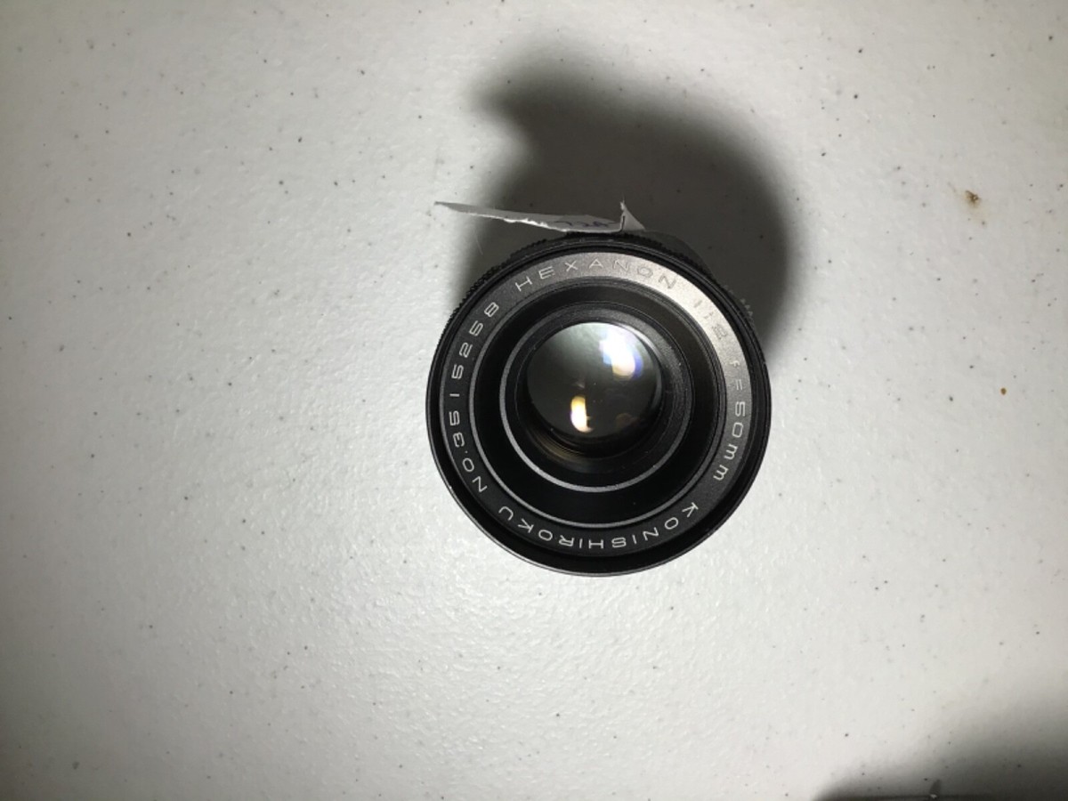 Konica Konishiroku Minolta Konica Hexanon 50MM F2 Lens | Manual