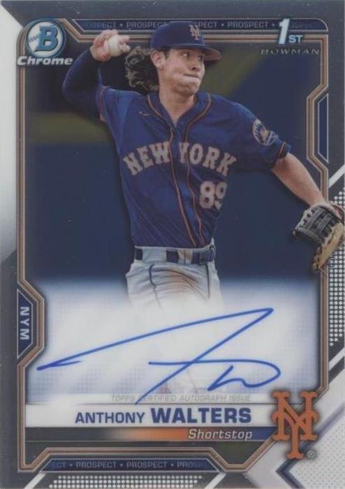 2021 Bowman Chrome - Anthony Walters #CPA-AW - 1 of 1