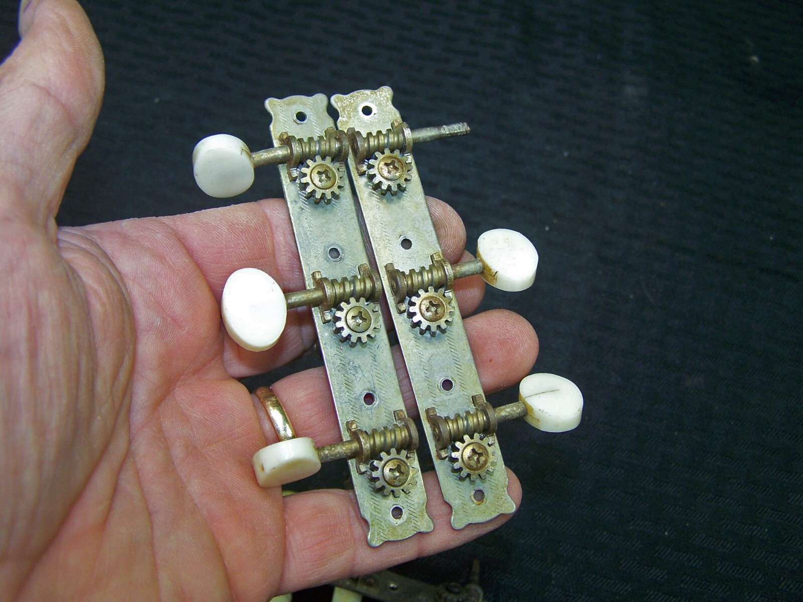 Lot of 9 sets slot head guitar tuners for parts luthier NR ASIS eBay