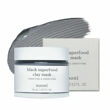 NOONI Black Superfood Clay Mask 75ml Wash-off Clay Mask K-Beauty