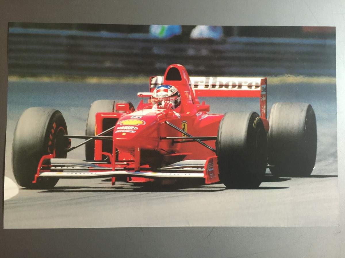 1998 Ferrari Michael Schumacher F1 Race Car Print Picture