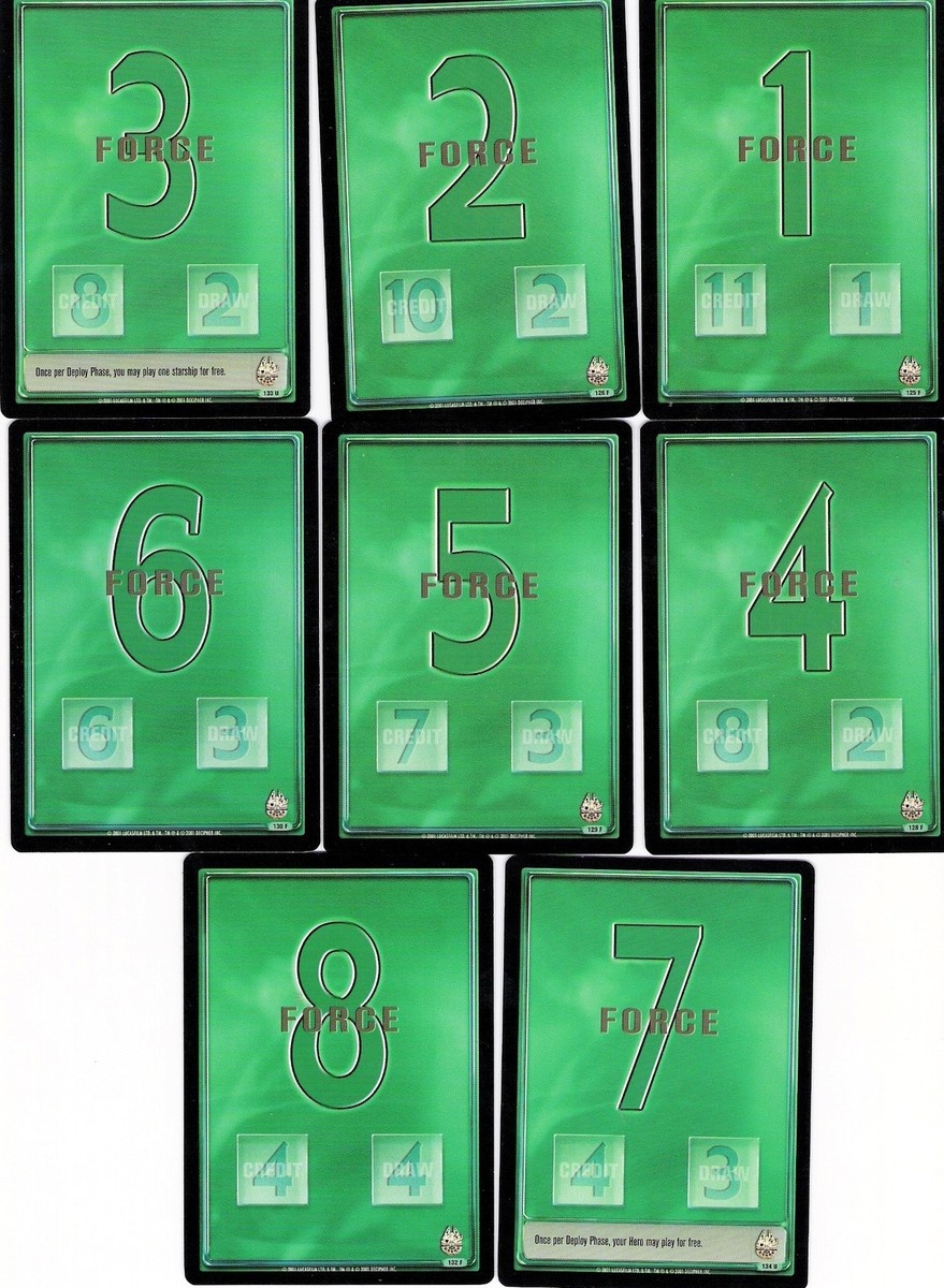 Decipher Star Wars Jedi Knights TCG 126F Force 2 MINT | eBay