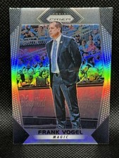 🏆2017-18 Panini Prizm Frank Vogel #80 Silver Holo Champion Coach - Magic!