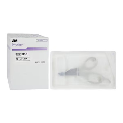 3M SR-3 Precise Disposable Scissors-Handle Staple Remover - Box of 10 - Exp 2028