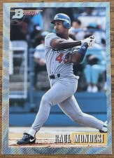 Raul Mondesi 1993 Bowman Foil Rookie Card #353 LA Dodgers MLB RC Free Shipping. rookie card picture