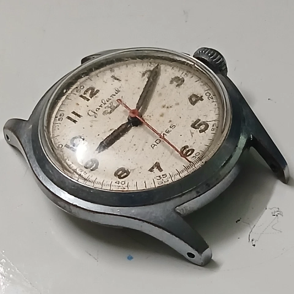 Vintage Garland Romes  By Ball Watch Company 7 Jewel Manual Wind Stainless Case  - Image 2 of 4