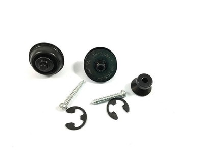 Dunlop Strap Locks - Guitar - Traditional Strap Retainer System Black