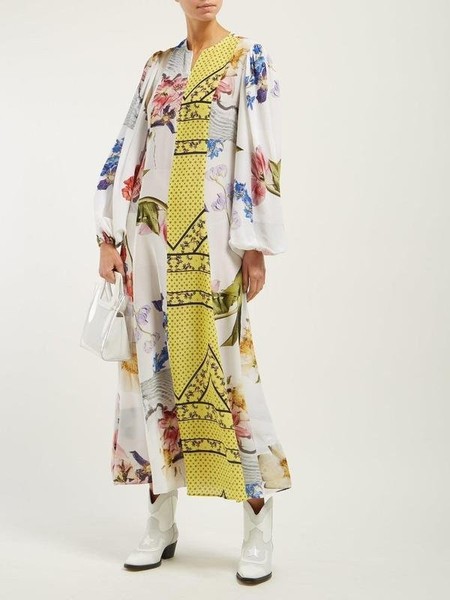 Women Ganni Dress White 36 / S / 44 #7W7D