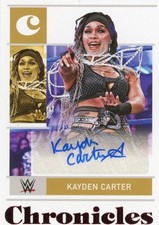 KAYDEN CARTER 2022 Panini Chronicles WWE Auto CS-KCT