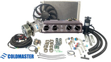 Universal Underdash Ac Kit Evaporator 404 12v Premium Chrome Heat Cool Pk-8