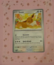 Eevee ~ pretty pastel pokemon card ♡ Twilight Masquerade