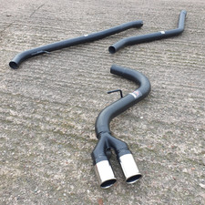 BMW 116D E81/E87 HATCH (03/07-12/11) Silencer Delete Exhaust System Twin 2.5"